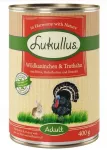 &Scaron;lapias pa&scaron;aras &scaron;unims Lukullus Natural, 400 g, laukinis triu&scaron;is ir kalakutiena