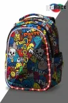 Mokyklinė kuprinė Coolpack Joy M su LED, Cartoon Patio