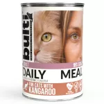 &Scaron;lapi katės ėdalas BULTI Daily Meal su kengūriena, 400 g, 99 % mėsos ir sultinio