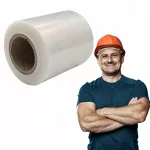 Mini rankinis tampomasis plėvelės ritinėlis, 50 mm, 200 m, 0,44 kg, 10 vnt