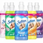 Skalbinių mink&scaron;tiklis Softlan, 5 x 1 l, įvairių rū&scaron;ių
