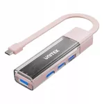 USB &scaron;akotuvas Unitek, 2 kryptys, USB-C/USB-A, 4x USB-A