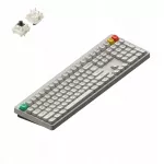 Belaidė mechaninė klaviatūra NuPhy Node 100, auk&scaron;to profilio, Brown mygtukai