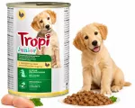 &Scaron;unų konservai Tropi Junior su pauk&scaron;tiena, 415 g