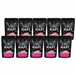 &Scaron;lapias kačių ėdalas Rafi su kalakutiena, suaugusioms katėms, 100 g x 10