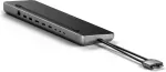 USB-C prijungimo stotelė su 2x HDMI, DisplayPort, Ethernet, SSD NVMe