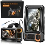 Endoskopinė apžiūros kamera su 4,3" LCD, 8 LED, IP67, USB-C, ES04