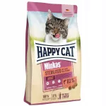 Katėms skirtas sausas pa&scaron;aras Happy Cat Minkas Sterilised su la&scaron;i&scaron;a, 1,5 kg