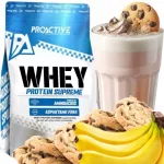I&scaron;rūgų baltymų papildas ProActive banana cake 700g