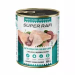 &Scaron;unų konservai Super Rafi, perlinės vi&scaron;tos mėsa, 800 g