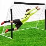 Ne&scaron;iojamas futbolo vartas 245x155x80 cm vaikams