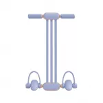 Elastinė treniruočių juosta su pedalais, mėlyna