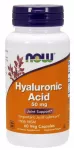 Maisto papildas NOW FOODS Hyaluronic Acid 50 mg su MSM, 60 kapsulių