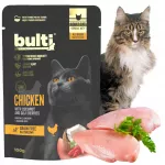 &Scaron;lapias kačių maistas BULTI SUPERFOODS vi&scaron;tiena su kokosais ir goji uogomis, mai&scaron;elis