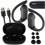Belaidės Bluetooth ausinės sportui ir bėgimui
