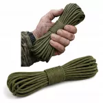 Paracord virvė 4 mm, 30 m, 550, alyvuogių spalvos, stipri