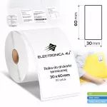 Lipnios etiketės B3, Phomemo M110/M200/M220/M221, 30x60 mm