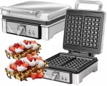 Vaflinė MPM MGO-13 1400W, nelimpančia danga, su temperatūros reguliatoriumi