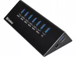 USB &scaron;akotuvas Sandberg, 7 jungtys (6+1), USB 3.0
