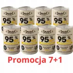 &Scaron;unų pa&scaron;aras Smart Nature Pure Turkey, 95 % kalakutienos, monobaltyminis, 7+1 pakuotė