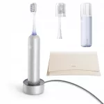 Elektriniai dantų &scaron;epetėliai Mova Fresh Pro Silver, 2 vnt.