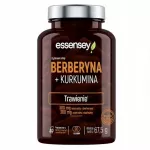 Berberine + kurkuminas 600 mg, 90 kapsulių, augalinės kilmės