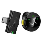 Belaidis mikrofonas USB C Hoco L21, juodas