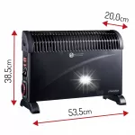 Elektrinis konvektorinis &scaron;ildytuvas 2000 W Turbo