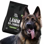 Pusiau drėgnas ėdalas &scaron;unims Tales and Tails su ėriena, 1,5 kg