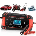 Automatinis akumuliatoriaus įkroviklis 12V 8A / 24V 4A