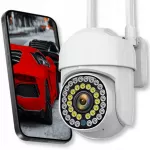 IP vaizdo kamera su WiFi, judesio jutikliu ir infraraudonųjų spindulių stebėjimu