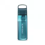 Vandens butelis su filtru LifeStraw Go 2.0, 650 ml, turkio spalvos