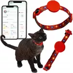 Katinų antkaklis Notty, reguliuojamas, 23&ndash;37 cm, tinka kraiko dėžei