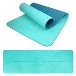 Jogos kilimėlis LIFEFIT RELAX DUO, 183x58x0,6 cm, žydras