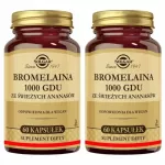 Maisto papildas Solgar Bromelain 1000 GDU, 60 kapsulių, 2 vnt.