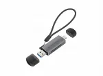 Kortelių skaitytuvas CONCEPTRONIC USB-A/C 3.2, TF/Micro-SD 3.0, juodas