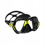 Nardymo kaukė Mares X-Vision juoda/geltona
