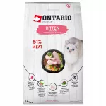 Kačių pa&scaron;aras Chicken Ontario Kitten, 6,5 kg + dovanų kačių namelis su draskykle