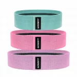 Treniruoklių mini juosta HIP BAND, guminė