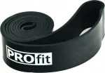 Atsparumo guma PROFIT Power Band juoda, 208x0,45x6,4 cm, SL2607