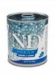 &Scaron;unų ėdalas FARMINA N&D su silkėmis ir krevetėmis, suaugusiems, 285 g