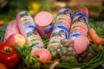 Gyvūnų pa&scaron;aras &scaron;uniukams ir kačiukams, pauk&scaron;tiena, 10 x 1 kg, Premium Mortadela