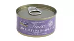 Konservuotas kačių maistas Fish4Cats, tuno ir ančiuvių filė, 70 g