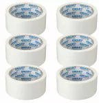 Lipni pakavimo juosta SMART, balta, 48 mm x 50 m, 6 vnt.