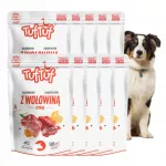&Scaron;unų konservų rinkinys Tuf Tuf su jautiena ir moliūgu, 10 x 500 g