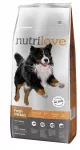 Sausas pa&scaron;aras didelių veislių suaugusiems &scaron;unims NUTRILOVE Premium, 12 kg