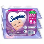 Skalbinių mink&scaron;tiklis SOUPLINE levandų kvapo, 3 x 200 ml, Prancūzija