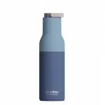 Terminis butelis su &scaron;iaudeliu Asobu Metro, pasteliai mėlynas, 600 ml
