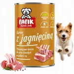 &Scaron;unų konservai FAFIK su ėriena, 400 g