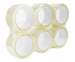 Permatoma pakavimo juosta, 48 mm x 59 m, 6 vnt., stipri akrilinė